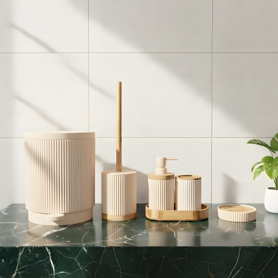 Bathroom Set - 6 Pcs